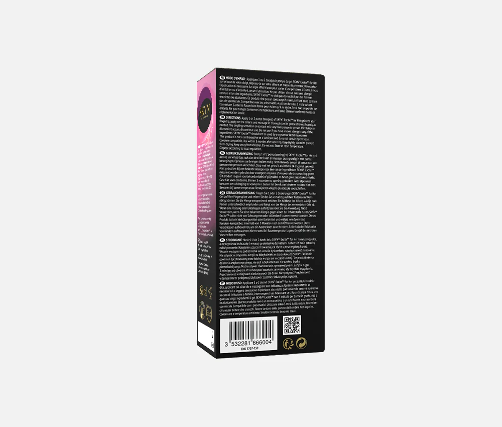SKYN® Large Non Latex Condoms - 6 x 10 Pack of 60 + Orgasmic Gel for Her - Image 6