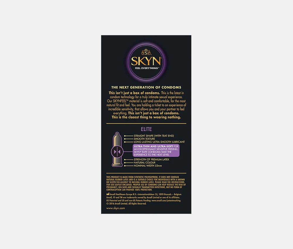 SKYN® ELITE 10 × 3 BUNDLE PACK OF NON LATEX CONDOMS; 3 For 2 - Image 5