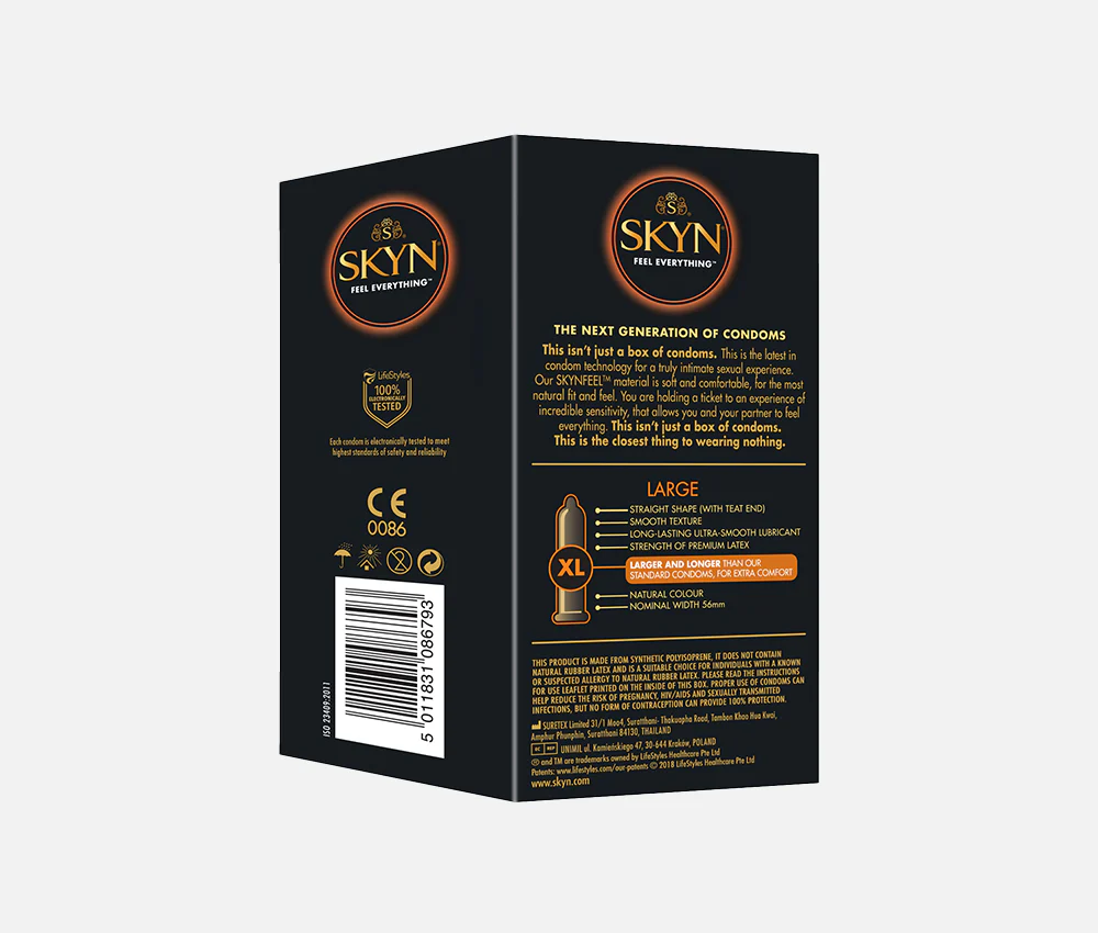 SKYN® LARGE 50 PACK OF NON LATEX CONDOMS - Image 3