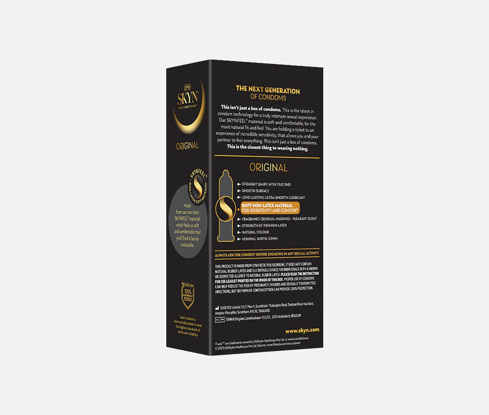 SKYN® ORIGINAL 50 PACK NON LATEX CONDOMS PLUS FREE 10 PACK - Image 3